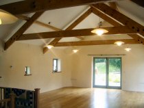 Barn conversion by T W McCarten & Son at Lower Tregeen, Cornwall